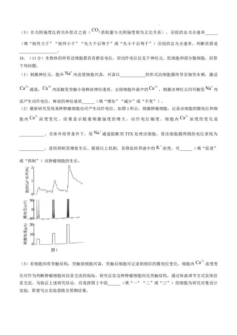 精品解析：2025年高考河南卷生物高考真题解析（参考版）_1.高考2025全国各省真题+答案_00.2025各省市高考真题及答案（按省份分类）_12、河南卷（9科全）_生物