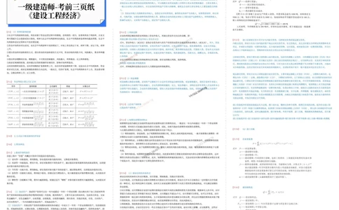 2025年一级建造师《建设工程经济》考前三页纸_2026年一级建造师_2026年一建经济_2025年一建经济SVIP_05-考前密训✿央企特训✿机构普押_28-经济《考前预测3页纸》SMR
