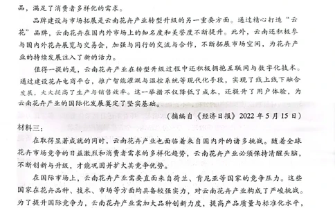 云南师范大学附属中学2025届高三下学期开学考试语文_2025年2月_250220云南师范大学附属中学2025届高三下学期开学考试（月考八）（全科）