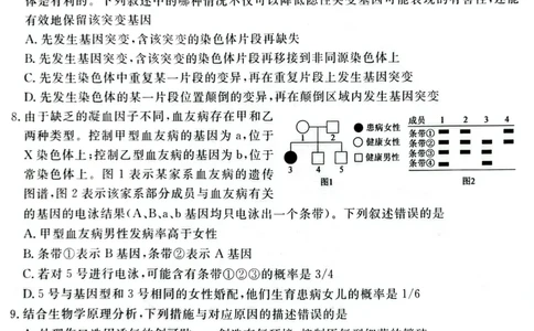 2025届河南省豫东部分名校高三下学期三模生物试题_2025年4月_250423河南省豫东部分名校2025届高三下学期三模_2025届河南省豫东部分名校高三下学期三模生物试题