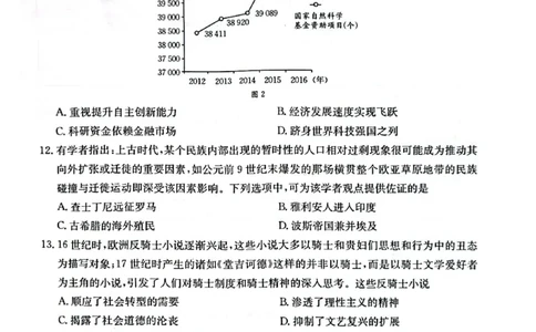 历史_2025年4月_250411山西、陕西、宁夏、青海四省区普通高中新高考高三质量检测金太阳4月联考（全科）_历史