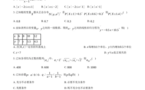 2024-2025学年辽宁省丹东市高二（下）期末数学试卷（含答案）_2025年8月_250801辽宁省丹东市2024-2025学年高二下学期期末教学质量监测（全科）