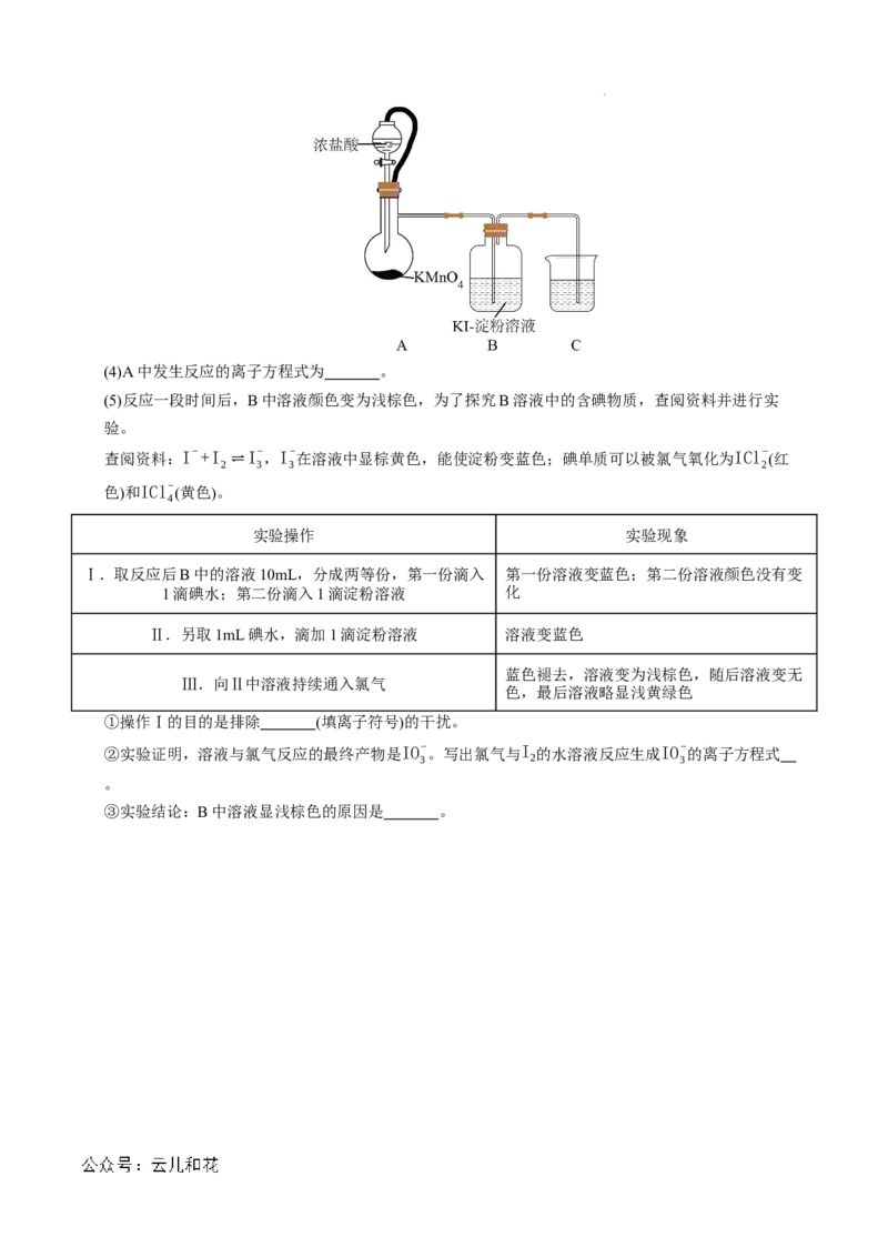 高一化学期中模拟卷（上海专用）（考试版A4)_1多考区联考试卷_1021高一期中模拟卷（上海专用）黄金卷：2024-2025学年高一上学期期中模拟考试