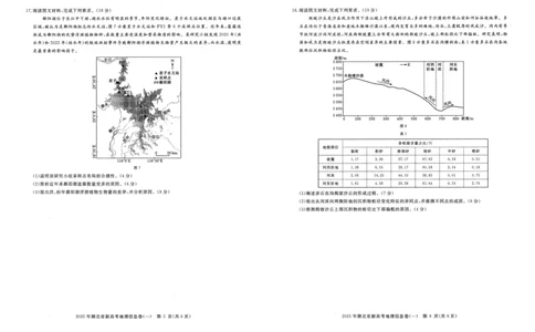 2025年湖北省新高考信息卷（一）地理_2025年5月_2505162025年湖北省新高考信息卷（一）（全科）
