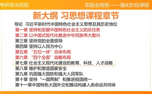 习思想&ldquo;教育、科技、人才&rdquo;7章_2026考公资料_（49）政治理论合集_政治理论合集_2025考研政治_14.双姐_04.强化阶段_00.讲义