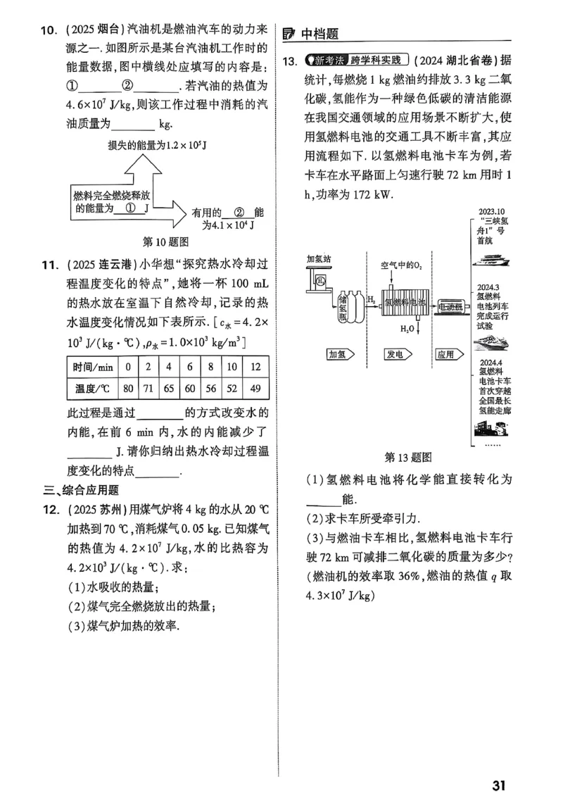2026辽宁万唯试题研究（物理-2分层作业本）_26《万唯中考试题研究》辽宁_2026《辽宁万唯试题研究》物理