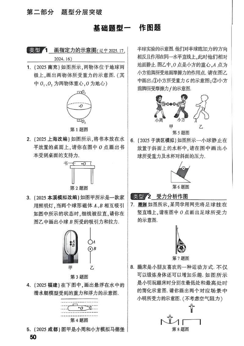 2026辽宁万唯试题研究（物理-2分层作业本）_26《万唯中考试题研究》辽宁_2026《辽宁万唯试题研究》物理