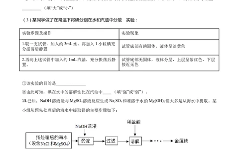 精品解析：江苏省徐州市2020年中考化学试题（原卷版）_中考真题_5.化学中考真题2015-2024年_2020中考化学真题（113份）_2020年中考真题精品解析化学（江苏徐州卷）精编word版
