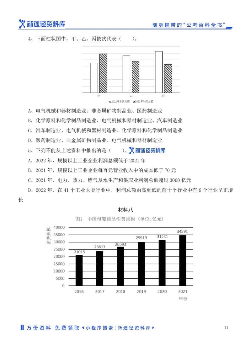 资料分析精选150题_2026考公资料_（10）粉笔_26行测5000题+申论100（2026版）_行测近六年精选1300题