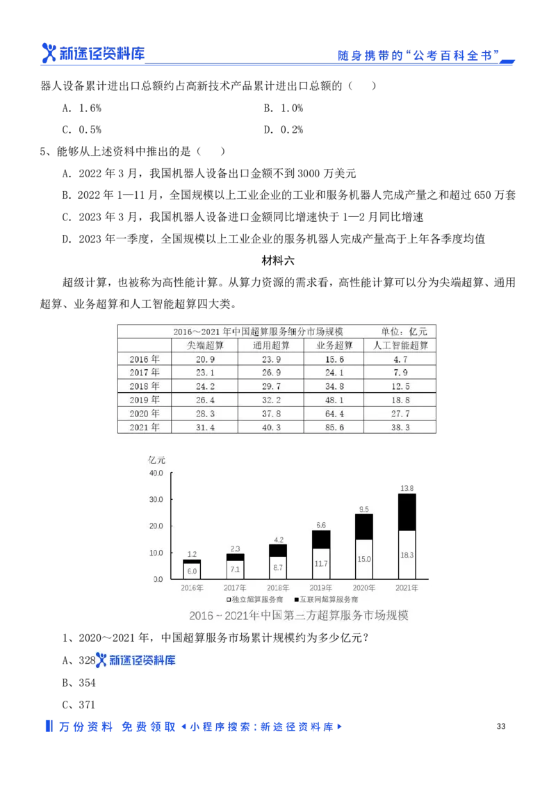 资料分析精选150题_2026考公资料_（10）粉笔_26行测5000题+申论100（2026版）_行测近六年精选1300题