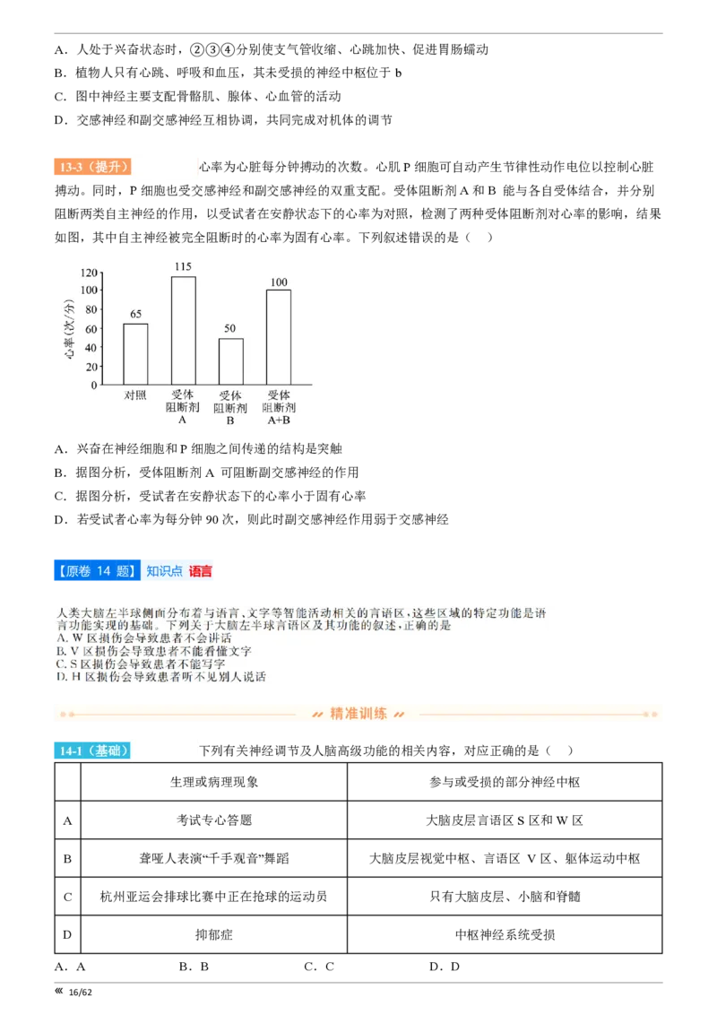 点石联考2025年10月高二生物巩固卷(1)_1多考区联考_251025点石联考2025年10月高二巩固卷（全）