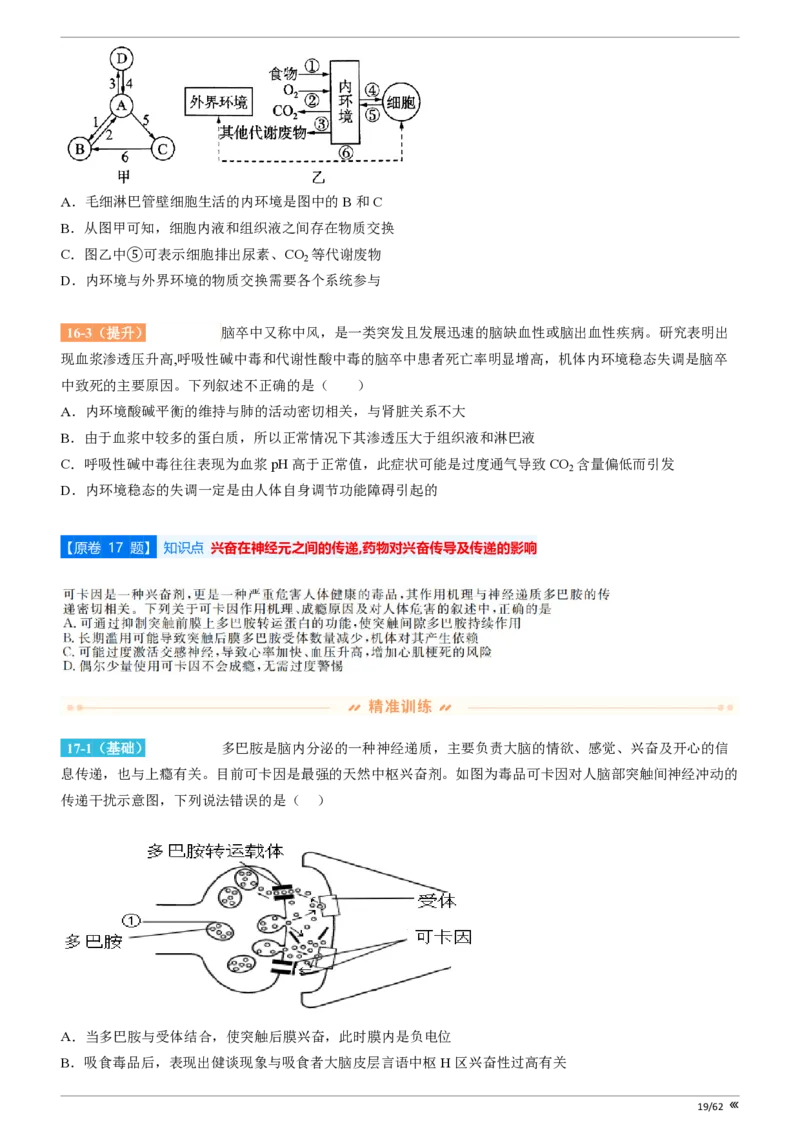点石联考2025年10月高二生物巩固卷(1)_1多考区联考_251025点石联考2025年10月高二巩固卷（全）