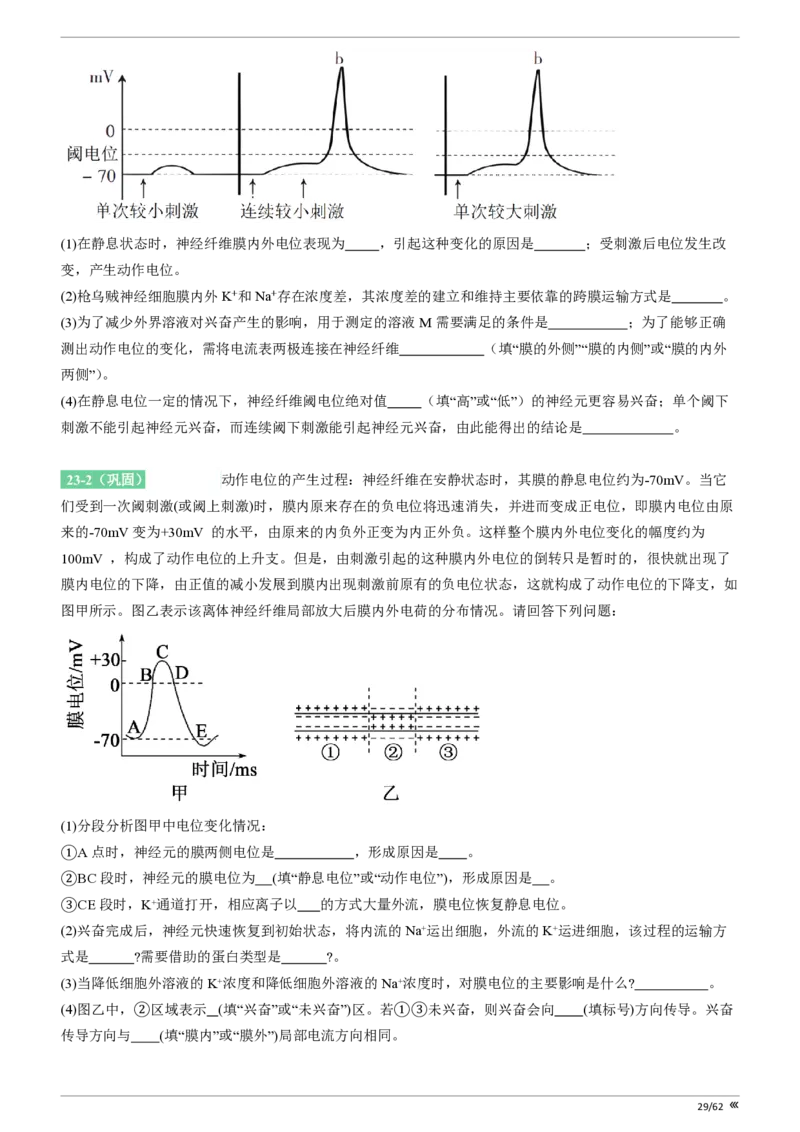 点石联考2025年10月高二生物巩固卷(1)_1多考区联考_251025点石联考2025年10月高二巩固卷（全）