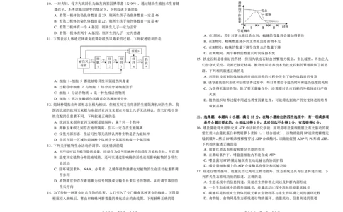 辽宁省葫芦岛市2023-2024学年高三上学期期末学业质量监测生物试题_2024届辽宁省葫芦岛市高三上学期期末学业质量监测_辽宁省葫芦岛市2024届高三上学期期末学业质量监测生物