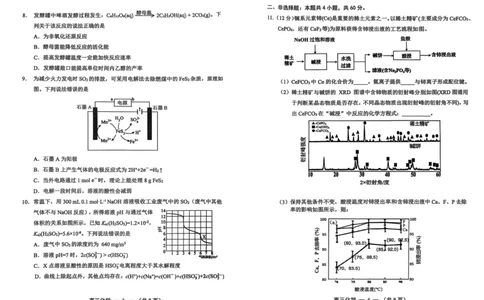 化学试卷2025-2026学年福州市高三年级第一次质量检测_2025年8月_250830福建省2025-2026学年福州市高三年级第一次质量检测（福州一检）（全科）