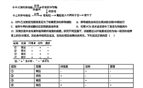 2025《高考真题&bull;山东》生物_2025《全国高考真题卷》各地方卷_2025《高考真题&bull;山东》