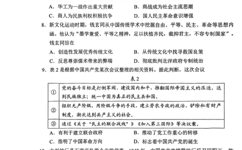 2025届吉林省长春市高三下学期质量监测（二）历史试题_2025年2月_250225吉林省长春市2025届高三质量监测（二）（长春二模）_2025届吉林省长春市高三下学期质量监测（二）历史