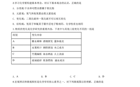 精品解析：内蒙古鄂尔多斯市2019年中考化学试题（原卷版）_中考真题_5.化学中考真题2015-2024年_2019中考真题卷（140份）_2019年中考真题精品解析化学（内蒙古鄂尔多斯市）精编word版