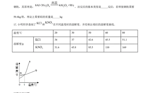 精品解析：内蒙古赤峰市2019年中考化学试题（原卷版）_中考真题_5.化学中考真题2015-2024年_2019中考真题卷（140份）_2019年中考真题精品解析化学（内蒙古赤峰市）精编word版