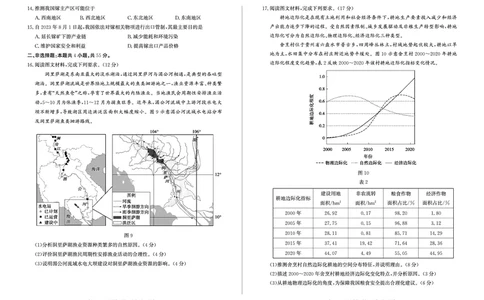 2025二调地理_2025年3月_250319山东省枣庄市2025届高三模拟考试（枣庄二调）（全科）_山东省枣庄市2025届高三模拟考试（枣庄二调）地理试题（A卷）