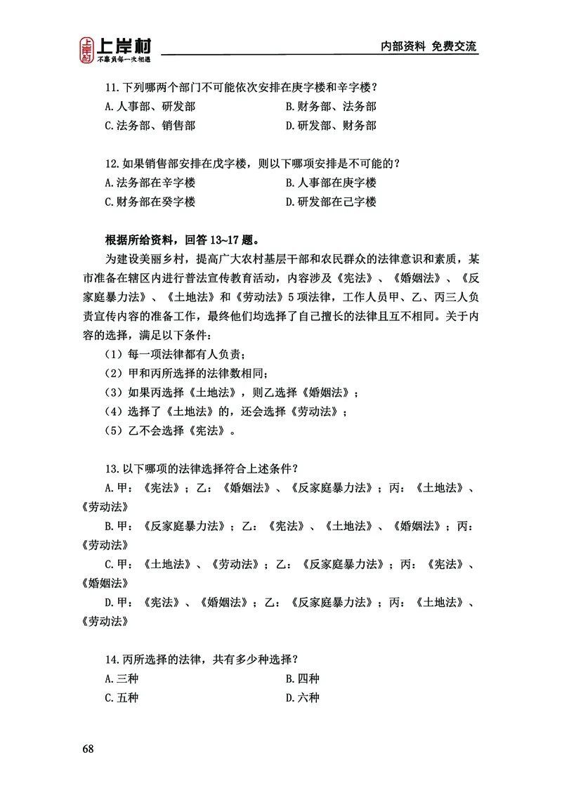 《上岸村&middot;一卡通》判断（章晓铭、何聃）_2026考公资料_（28）上岸村合集（司马、章晓铭、王永恒、天晓、忠政、丁旭等）_2026年上岸村国省考行测申论一卡通_讲义