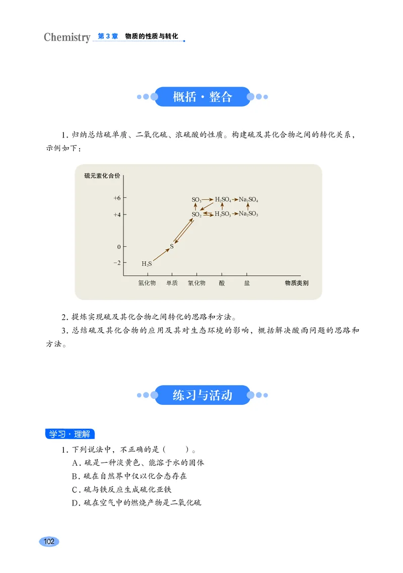 鲁科版化学必修第一册高清教材_4-教培资料-26年最新资料-同步更新_初中高中教资_03科三专项（进去保存报考的学科即可）_02科三专项（笔记真题思维导图教学设计版本二）