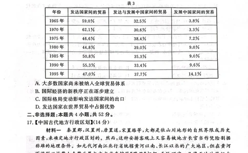 2025届高三部分重点中学3月联合测评（T8联考）历史试题_2025年3月_2503282025届八省八校高三部分重点中学3月联合测评（T8联考）（全科）