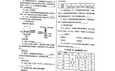 辽宁省沈阳市2018年中考化学真题试题（扫描版，含答案）_中考真题_5.化学中考真题2015-2024年_2018中考真题卷（277份）