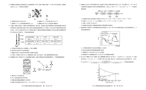 2025年湖北省新高考信息卷（四）化学_2025年5月_2505182025年湖北省新高考信息卷（四）（全科）