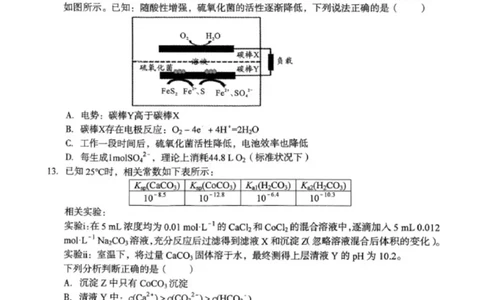 1号卷&middot;A10联盟2025届高三5月最后一卷化学_2025年5月_250519安徽省1号卷&middot;A10联盟2025届高三5月最后一卷（全科）