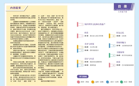 赣美版7年级美术下册高清教材_4-教培资料-26年最新资料-同步更新_初中高中教资_03科三专项（进去保存报考的学科即可）_02科三专项（笔记真题思维导图教学设计版本二）