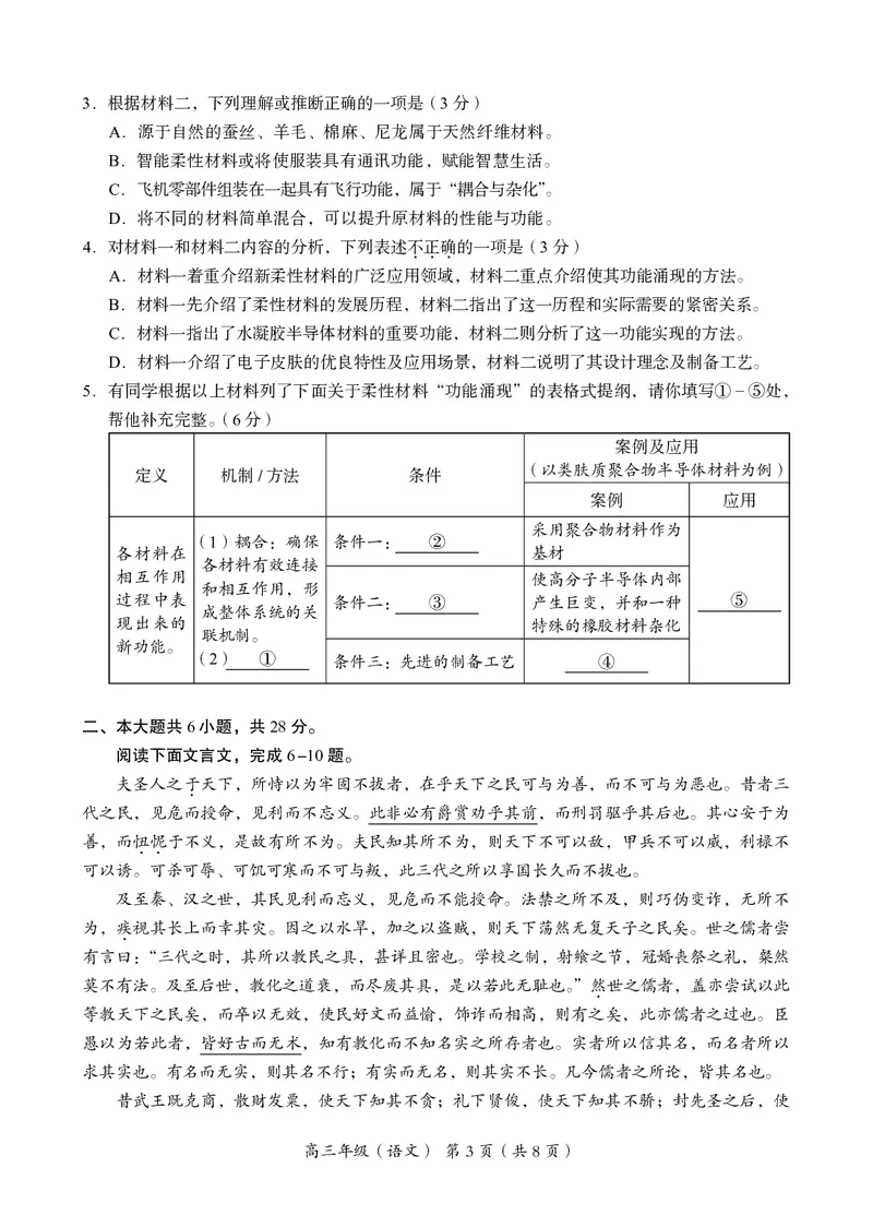 北京市海淀区2024-2025学年上学期高三期末练习语文_2025年1月_250125北京市海淀区2024-2025学年上学期高三期末练习试卷（全科）_北京市海淀区2024-2025学年上学期高三期末练习语文