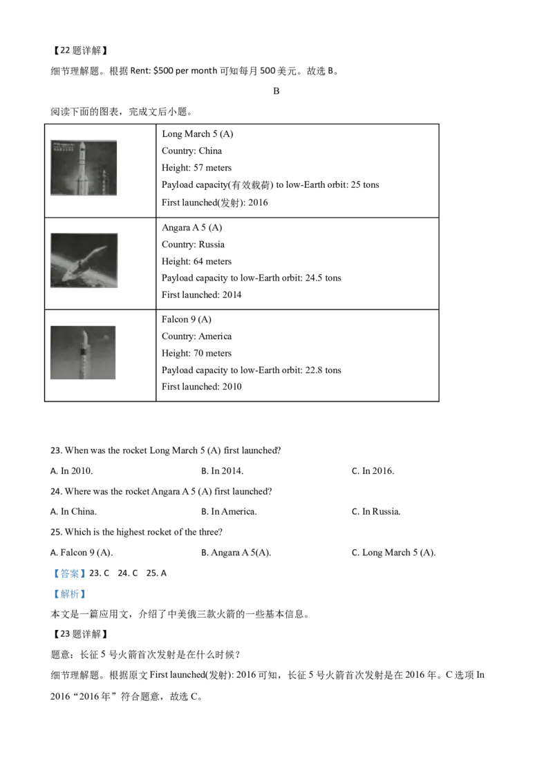 精品解析：湖南省郴州市2020年中考英语试题（解析版）_中考真题_3.英语中考真题2015-2024年_2020全国多省多地中考英语真题145份_2020年中考真题精品解析英语（湖南郴州卷）精编word版