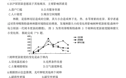 重庆市南开中学校2023-2024学年高三上学期1月第五次质量检测地理试题_2024届重庆市南开中学高三第五次质量检测_重庆市南开中学高2024届高三第五次质量检测地理