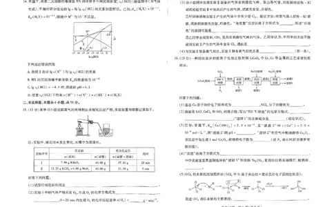 2025届皖豫天一大联考高三上学期1月期末化学试题_2025年1月_250115皖豫天一大联考2025届高三年级1月期末检测（全科）_2025届皖豫天一大联考高三上学期1月期末化学
