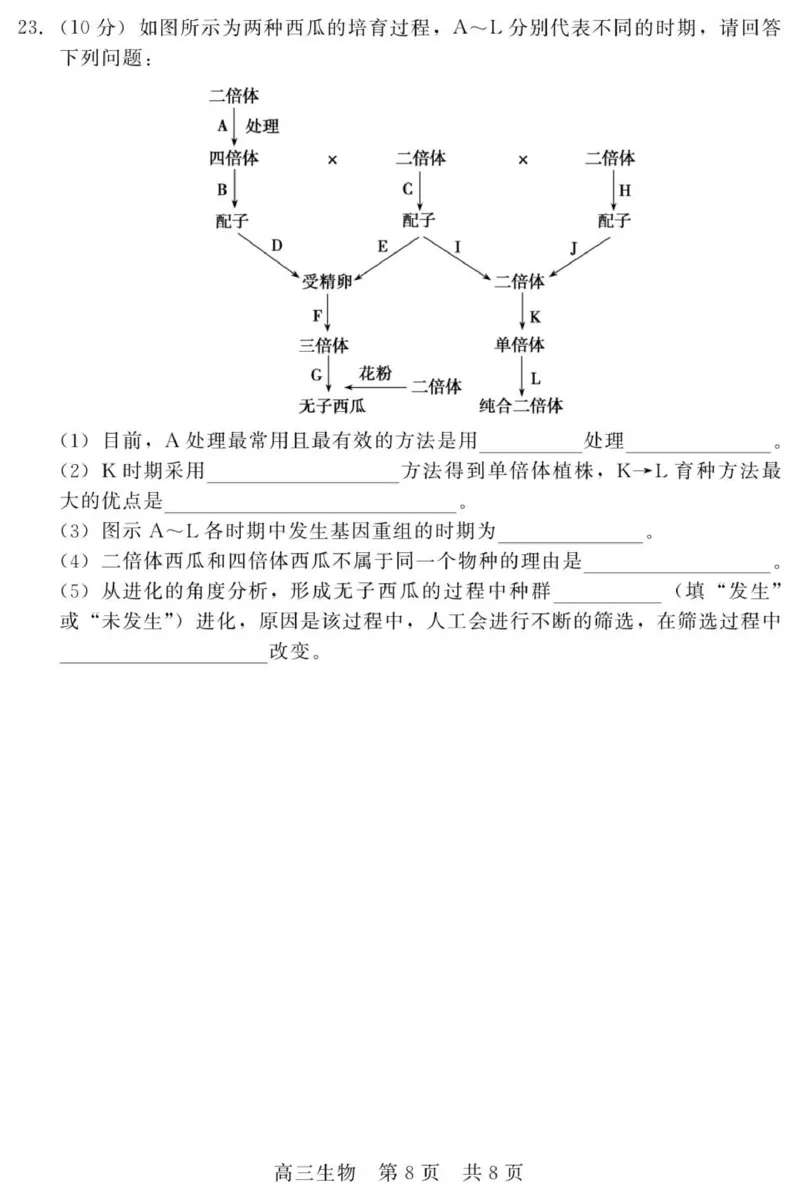 202511高三期中（生物）_2025年11月_251120河北省秦皇岛市承德联考2025-2026学年高三上学期11月期中（全科）_NT生物试题(扫描版，有解析)