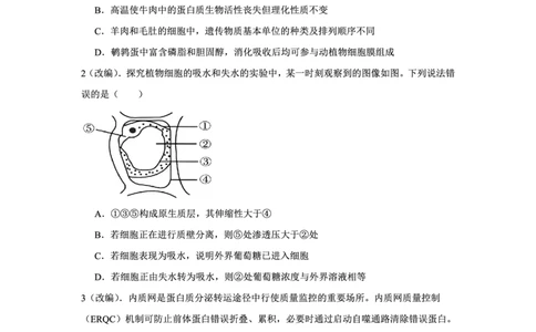 2025-2026学年上期五校十月联考生物_2025年10月_12026年试卷教辅资源等多个文件_251021重庆市2025-2026学年高三上期五校十月联考（全科）