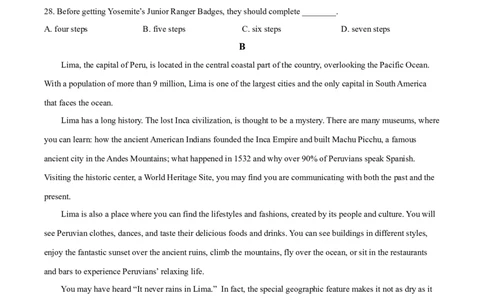 精品解析：浙江省温州市2021年中考英语试题（原卷版）_中考真题_3.英语中考真题2015-2024年_2021中考英语真题86份_2021浙江_精品解析：浙江省温州市2021年中考英语试题