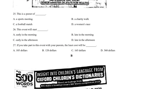 精品解析：江苏省无锡市2020年中考英语试题（原卷版）_中考真题_3.英语中考真题2015-2024年_2020全国多省多地中考英语真题145份_2020年中考真题精品解析英语（江苏无锡卷）精编word版