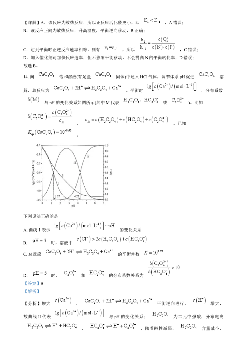 2025年1月河南省普通高等学校招生考试适应性测试（八省联考）化学试题Word版含解析_2025年1月_2501062025年高考综合改革适应性演练（八省联考）