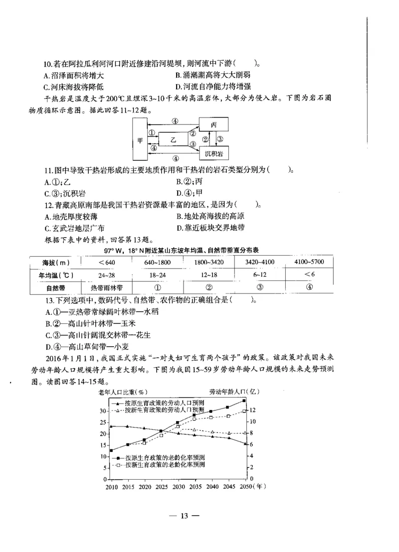 高中地理标准预测试卷试卷1-5_4-教培资料-26年最新资料-同步更新_科一科二电子资料合集中小幼（笔记真题知识点汇总等）文件多，按需保存_各机构笔记合集（中小幼）推荐