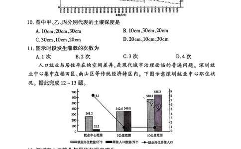 2025届百师联盟高三下学期二轮复习联考（三）地理试题（含答案）_2025年5月_2505152025届百师联盟高三下学期二轮复习联考（三）