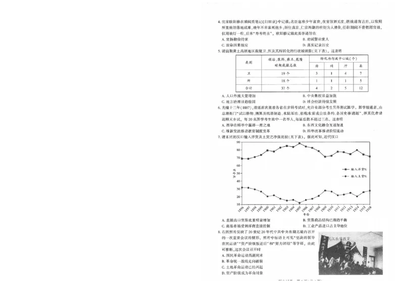 25届圆创联盟3月联考历史_2025年3月_250327湖北省圆创教育教研中心2025届高三三月联合测评（全科）_湖北省圆创教育教研中心2025届高三三月联合测评历史