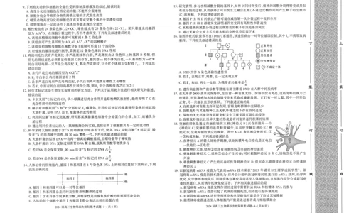 陕西省汉中市汉台区2024届高三上学期1月期末生物_2024届陕西省汉中市汉台区高三上学期1月期末