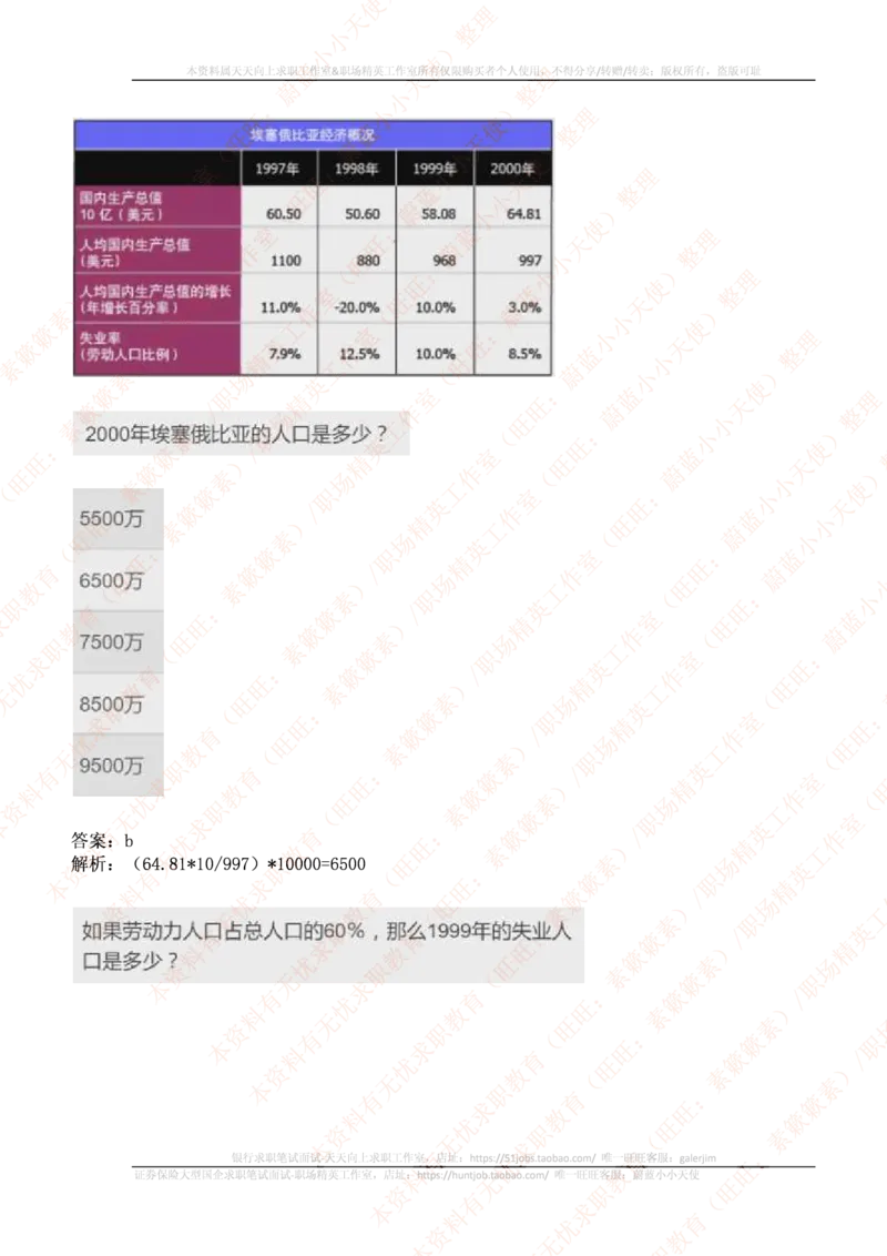 ceb（shl）-数字推理题（num）汇总及答案解析(1)_11、SH-1汇总_11、SH-1汇总_PWC重点内容（也适用于其他公司）_Numerical重点_突击题库