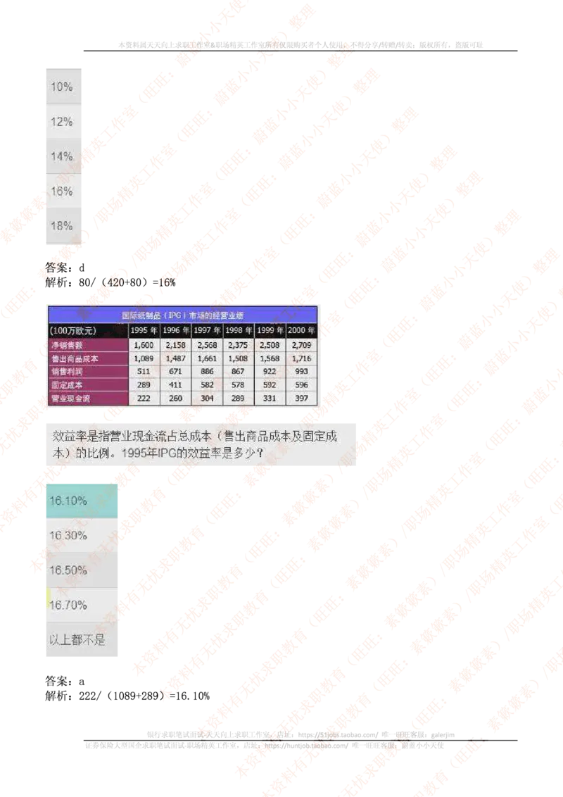 ceb（shl）-数字推理题（num）汇总及答案解析(1)_11、SH-1汇总_11、SH-1汇总_PWC重点内容（也适用于其他公司）_Numerical重点_突击题库