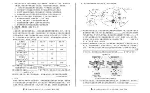 [8开]1号卷&middot;A10联盟2025届高三开年考生物学_2025年2月_250209安徽A10联盟2025届高三开年考（全科）_1号卷&middot;A10联盟2025届高三开年考生物