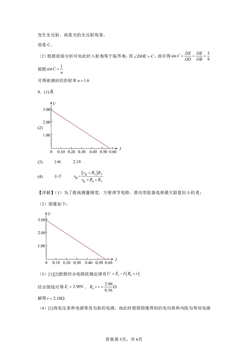 海南2025年高考海南物理高考真题文档版（部分试题）（含答案）_1.高考2025全国各省真题+答案_7.高考物理试题及答案更新中