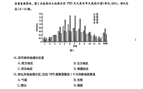 2025年安徽省示范高中皖北协作区第27届联考地理_2025年3月_2503282025年安徽省示范高中皖北协作区第27届联考（全科）_2025年安徽省示范高中皖北协作区第27届联考地理