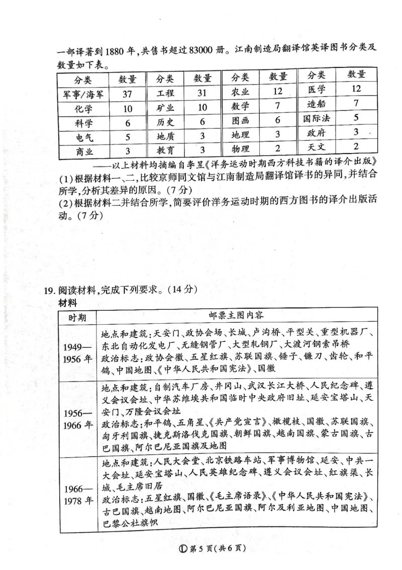 2025年辽宁百师联盟高三历史试题-3月_2025年3月_250305辽宁省百师联盟高三开年考试（全科）